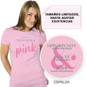 Camiseta Power of Pink