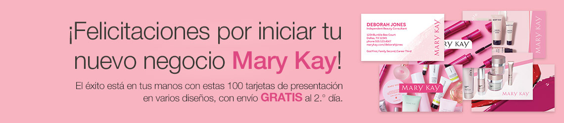 ¡Felicitaciones por iniciar tu nuevo negocio Mary Kay!