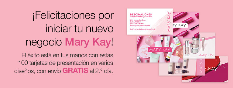 ¡Felicitaciones por iniciar tu nuevo negocio Mary Kay!