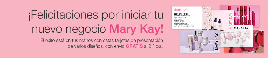 ¡Felicitaciones por iniciar tu nuevo negocio Mary Kay!